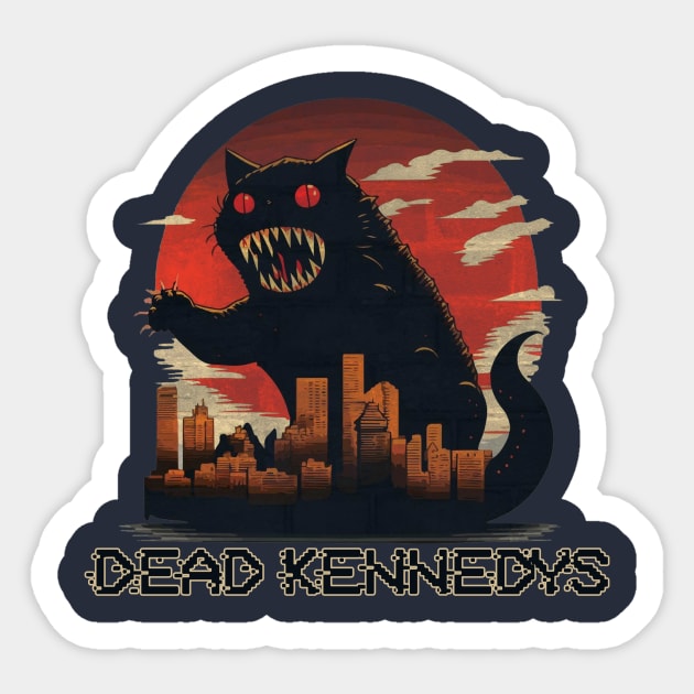 dead Kennedys Sticker by Bike Ilustrada